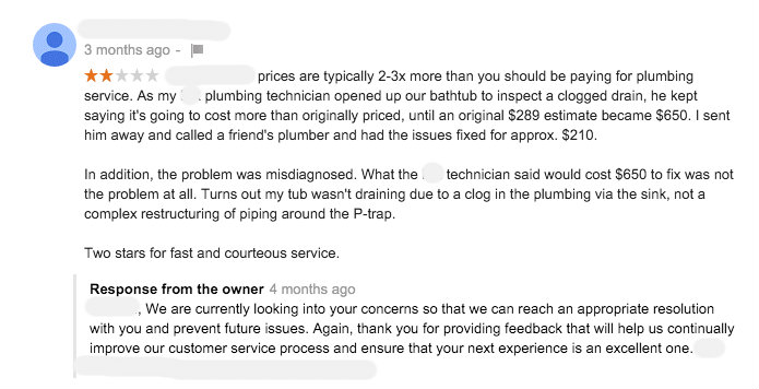 Five ways to counter low star or negative reviews