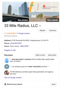 Reviews can help your stand out from your competators